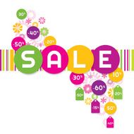 Retro Sale floral