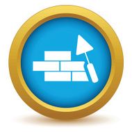 Gold building icon