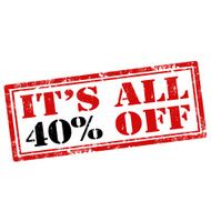 It's All 40 Off