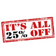 It's All 25 Off