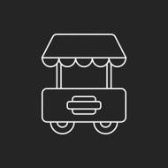 shopping cart line icon N17
