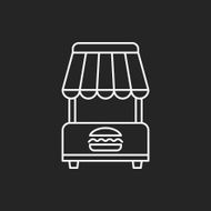 shopping cart line icon N25
