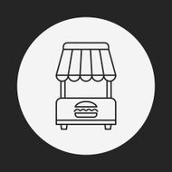 shopping cart line icon N26