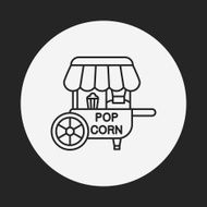 shopping cart line icon N30