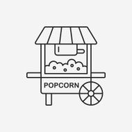 shopping cart line icon N35