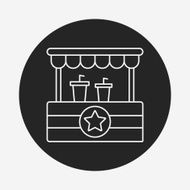 shopping cart line icon N40
