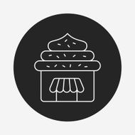 shopping cart line icon N44