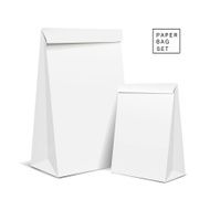 white paper bags