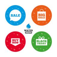 Sale speech bubble icons Buy now arrow symbol N10