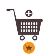 Vector shopping cart icon N2