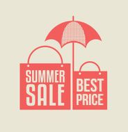 Summer sale illustration