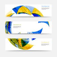 Website header or banner set N4