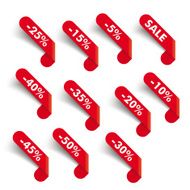 Red Sale Banner Elements
