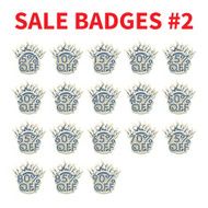 Set of Huge sale badges N2