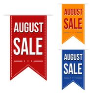 August sale banners design