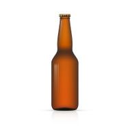 Blank Bottle on white background vector