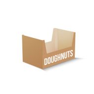 Blank Package on white background vector