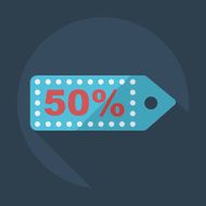 Flat modern design with shadow Sticker prices sale N2