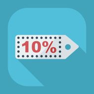 Flat modern design with shadow Sticker prices sale N4