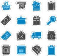 Online shop icons N7