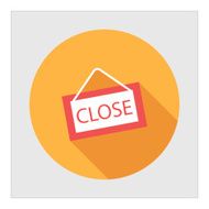 Close door sign N2