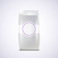 Blank Package on white background vector N3