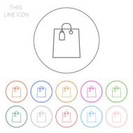 Shopping bag with tag