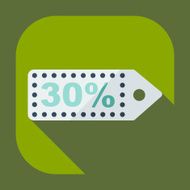 Flat modern design with shadow Sticker prices sale N8