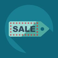 Flat modern design with shadow Sticker prices sale N13