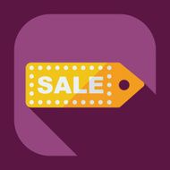 Flat modern design with shadow Sticker prices sale N14