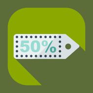 Flat modern design with shadow Sticker prices sale N15