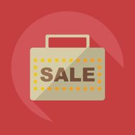 Flat modern design with shadow Sticker prices sale N16