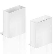 Double white gray package box