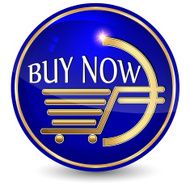 Buy Now glossy blue web icon