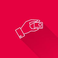 Hand holding credit card N2