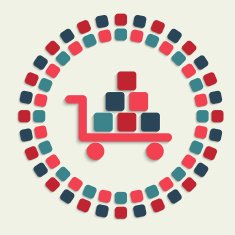 creative vector mosaic icon N6
