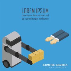 Warehousing process Vector infographics N5