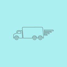 delivery sign icon