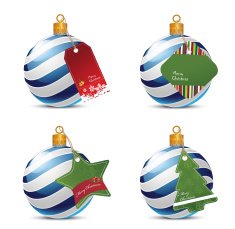 Christmas Balls With Price Tag N2