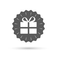 Gift box sign icon Present symbol N12