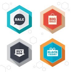 Sale speech bubble icons Buy now arrow symbol N3