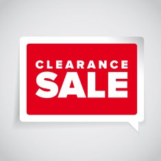 Clearance sale label vector N2