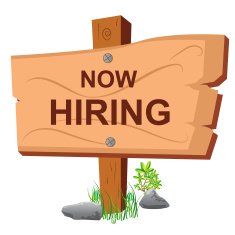 Now hiring sign N2