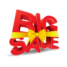 Big sale with yellow ribbon N2