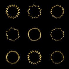 Golden wreaths N2