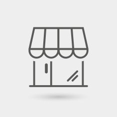 store thin line icon N2