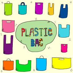 Plastic bags color N2