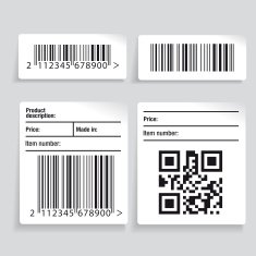 Barcode label vector set N2
