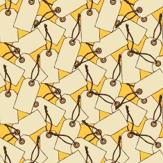 Sketch sales tag in vintage style N2