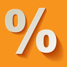 Percent white paper on a yellow background N2